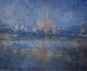 Claude Monet Vetheuil in the Fog Spain oil painting art